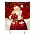 Wholesale polyester shower curtain Christmas bath shower curtain